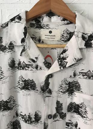 Рубашка anerkjendt (винтажный стиль -природа)2 фото