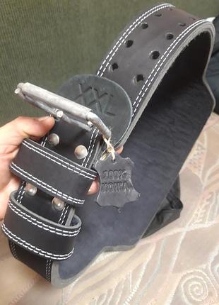 Пояс для пауэрлифтинга onhillsports кожа