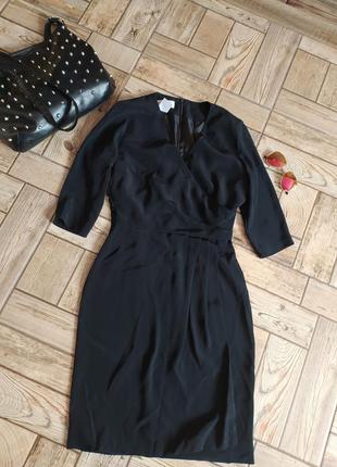 Базовое брендовое черное платье jones new york по фигуре.размер s,m(36,38),6,8.