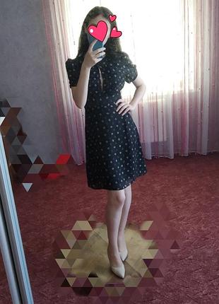 Сукня topshop, плаття міді, гарна сукня, сукня з відкритою спинкою, шовкове плаття