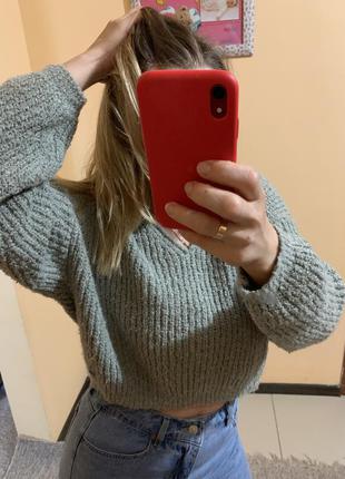 Кроп кофта pull&bear
