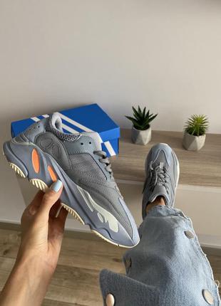 Женские кроссовки adidas yeezy boost 700 blue8 фото