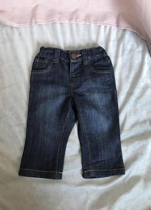 Темні дитячі джинси next jeans 6-9 міс як zara