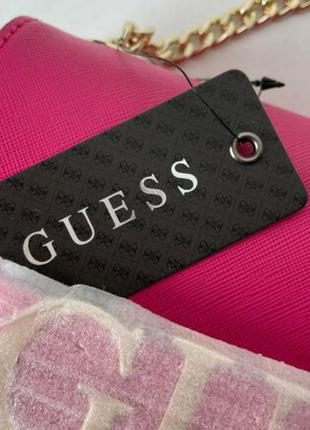 Сумка guess розовая фуксия6 фото