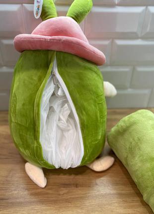 🎀 мягкая игрушка плед на подарок авокадо2 фото