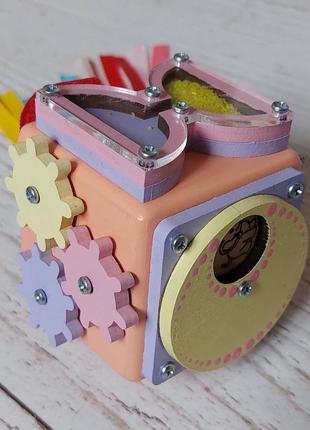 Бизикубик нежный, бизиборд (6-18 мес)