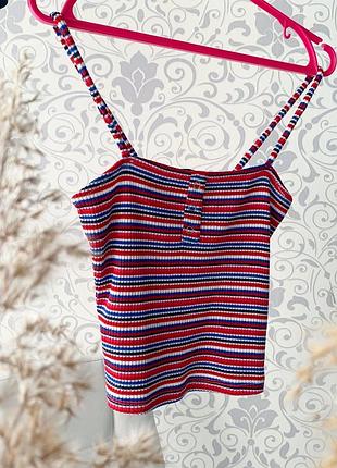 💋топ в смужку від bershka💋