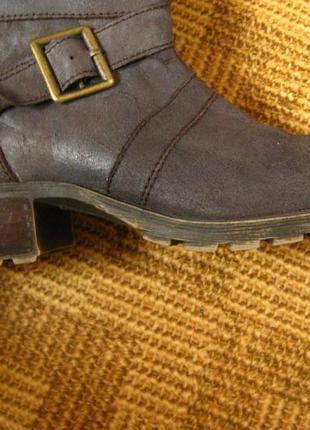 Сапоги ботинки утеплённые theme footwear деми 🍁 37р / стелька 24см5 фото