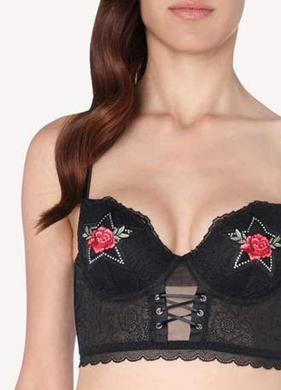 Бюстгальтер intimissimi новий балконет чорний rodeo lace sofia bra