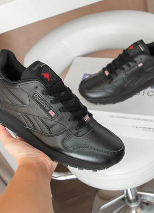 Мужские кроссовки reebok classic black