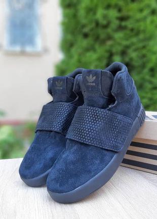 Мужские кроссовки adidas tubular invader чёрные5 фото