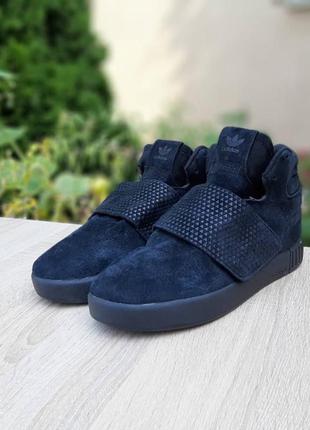 Мужские кроссовки adidas tubular invader чёрные3 фото