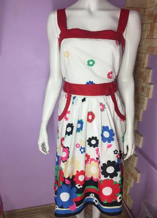 Sabra 46р. летнее платье в цветочном стиле