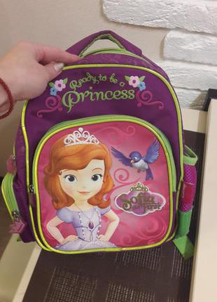 Продам дошкільний рюкзак принцеса софия1вересня.1 фото