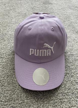 Сиреневая бейсболка, кепка puma