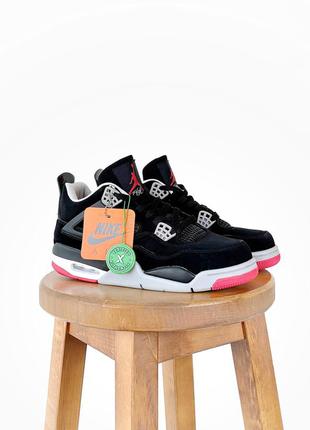 Кросівки jordan 4 retro bred кроссовки1 фото