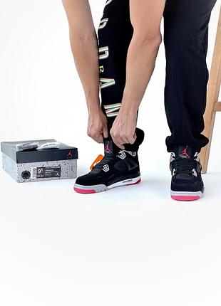 Кросівки jordan 4 retro bred кроссовки4 фото