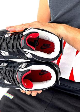 Кросівки jordan 4 crib bred кроссовки8 фото