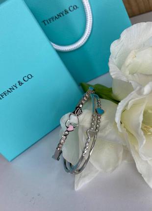 Браслет сердечка в стилі tiffany 💎💎💎3 фото