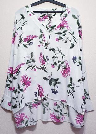 Arista collection рубашка сорочка блуза блузка большой размер 18-20 пог 73 см батал