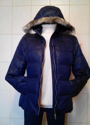 Качественная,легкая куртка-пуховик softgrey от la redoute, натуральный утиный пух,46/481 фото