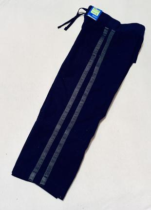 Свободные джинсовые штаны на резинке в стиле милитари marks&spencer6 фото