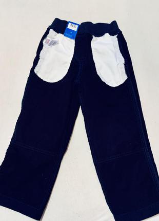 Вільні джинсові штани на гумці в стилі мілітарі marks&spencer8 фото