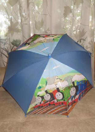 Детский зонт паровозик томас1 фото