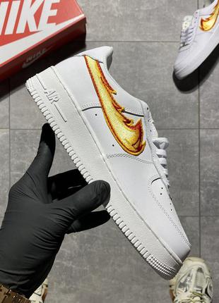 nike air force 1 low white fire 2400 73787757