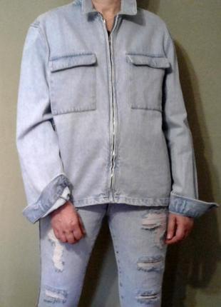 Стильная джинсовая куртка topman