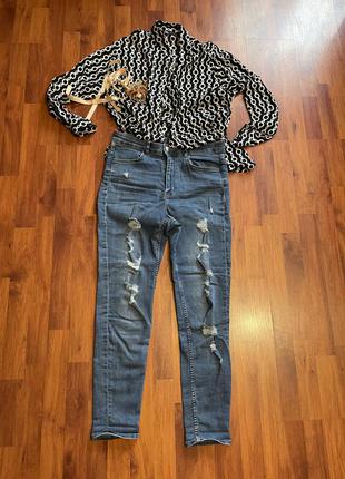 Джинси скінні h& m