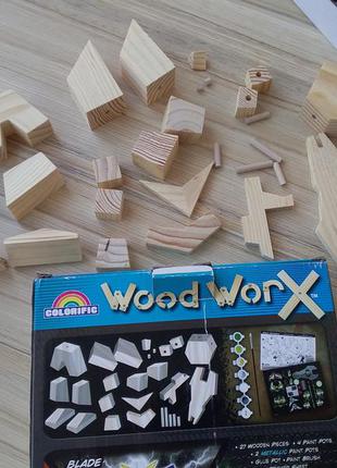 Набір для творчості colorific wood worx6 фото