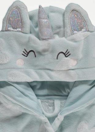 Комплект для девочки плюшевый халат и пижама george1 фото