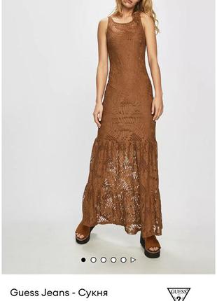 Гарне плаття guess оригінал в підлогу. актуальна трендова модель