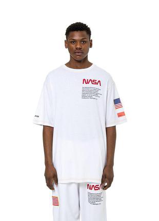 Біла футболка nasa x heron preston9 фото