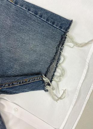 Джинсовые шорты с необработанным низом идеального джинсового цвета 505 regular levis2 фото