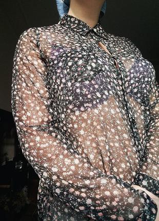 Блуза в цветочный принт бренда cameo rose2 фото