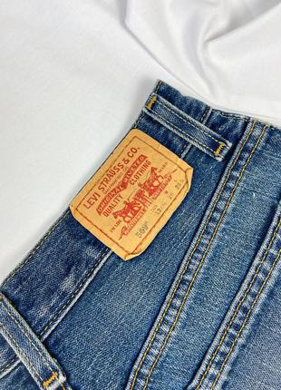 Джинсові шорти з необробленим низом levis5 фото