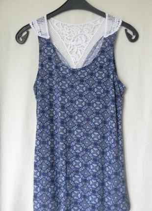 Жен.майка с кружевом peacocks р.14(42)