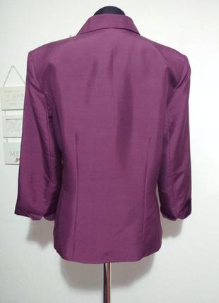 100% шелк роскошная фирменная натуральная шелковая блузка жакет супер качество !!!3 фото