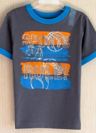Брендовая футболка из сша, от 3 до 5 лет, новая!
