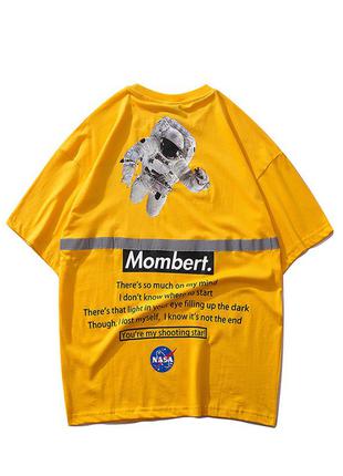 Жовта футболка mombert nasa