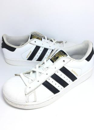 Оригинальные кожаные кроссовки adidas superstar