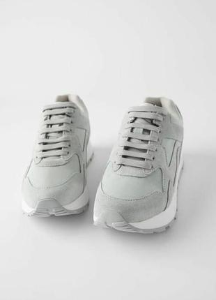 Замшеві кросівки zara(original).