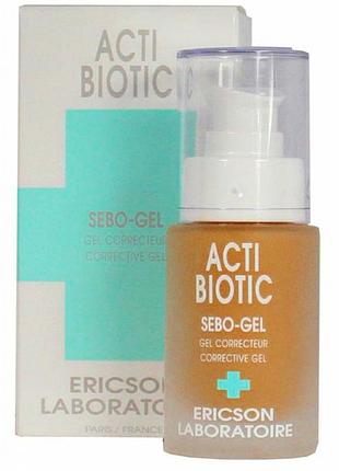 Нічний регулює гель для жирної шкіри ericson laboratoire acti-biotic sebo-gel