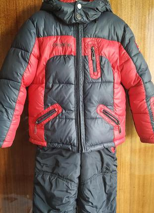 Комбінзон зимовий /куртка/гірськолижний костюм для хлопчика 5-7 років