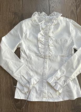 Біла блуза для дівчинки gf ferre
