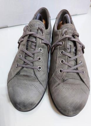 Оригінальні шкіряні кеди, кросівки, черевики ecco р. 38-39 (25 см)3 фото
