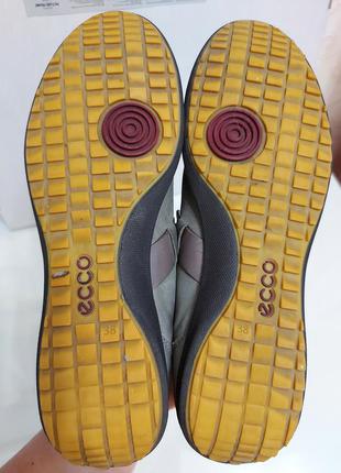 Оригинальные кожаные кеды, кроссовки, туфли ecco р. 38-39 (25 см)9 фото
