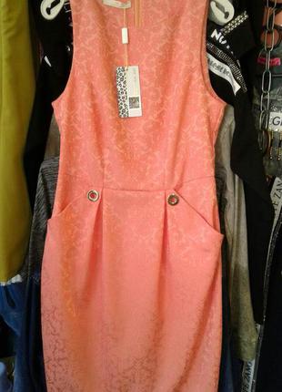 Платье нарядное турция stefano персик размер 36